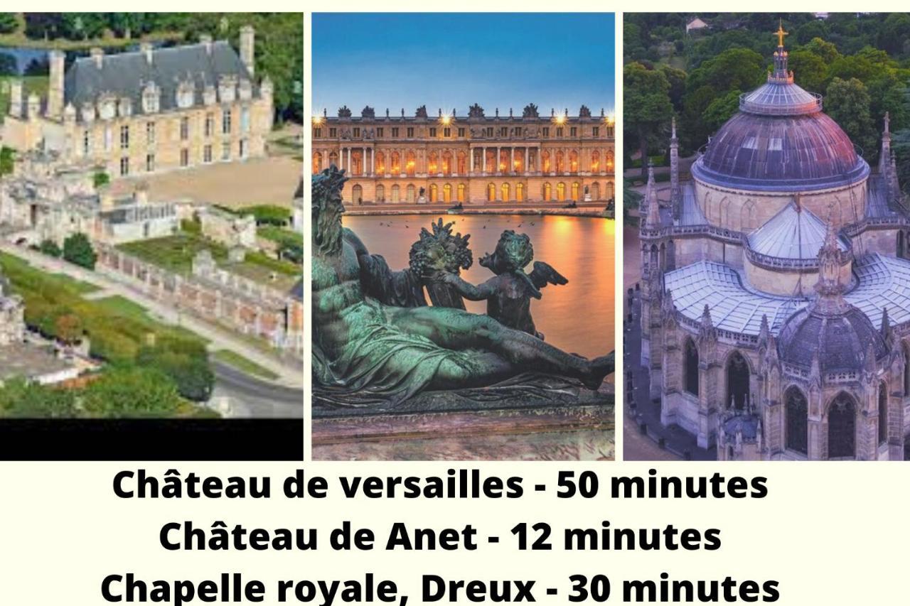 Gite La Fontaine -Cozy-1H De Paris -Jacuzzi Privatif La Boissiere  Ngoại thất bức ảnh