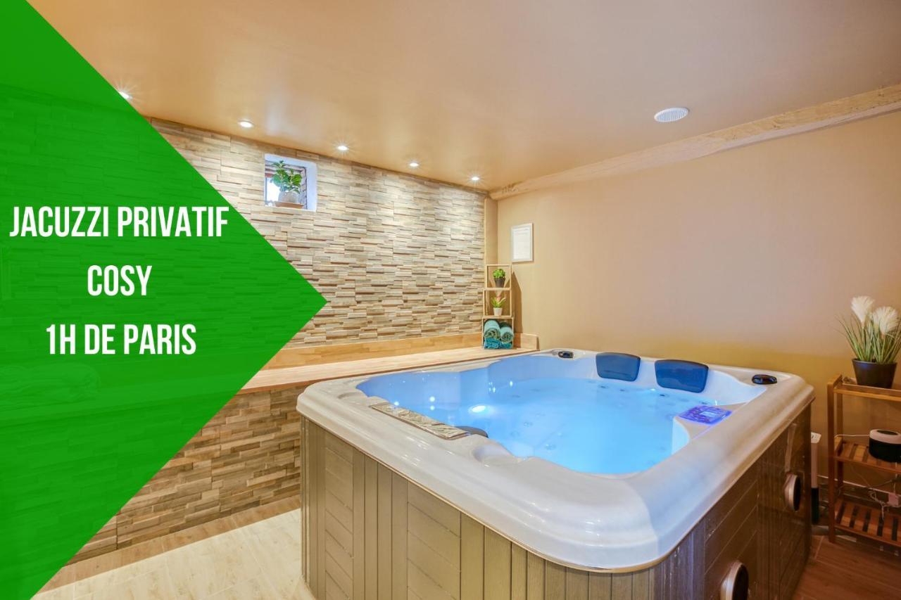 Gite La Fontaine -Cozy-1H De Paris -Jacuzzi Privatif La Boissiere  Ngoại thất bức ảnh